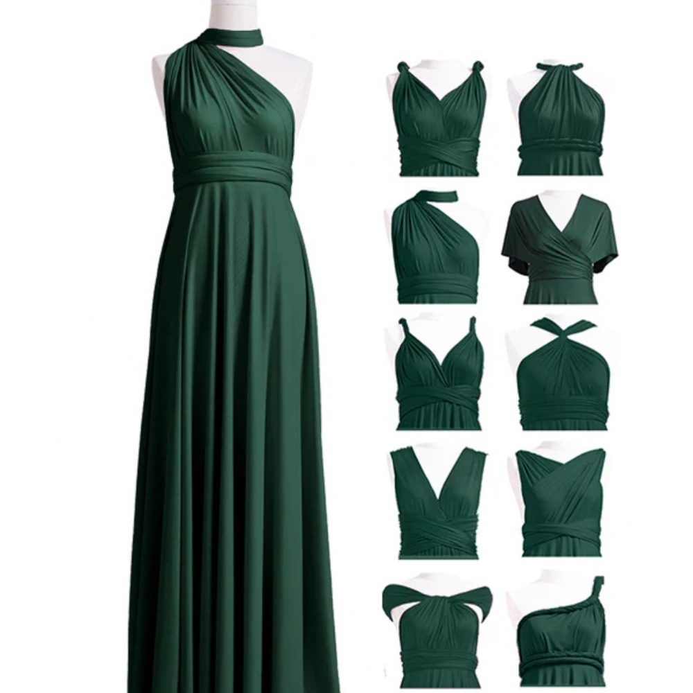 Infinity bridesmaids dress